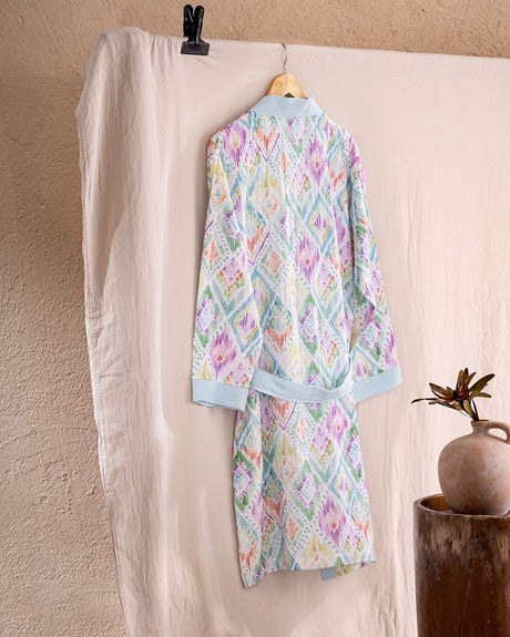 Premium Turkish Cotton Muslin Women's Bathrobe
