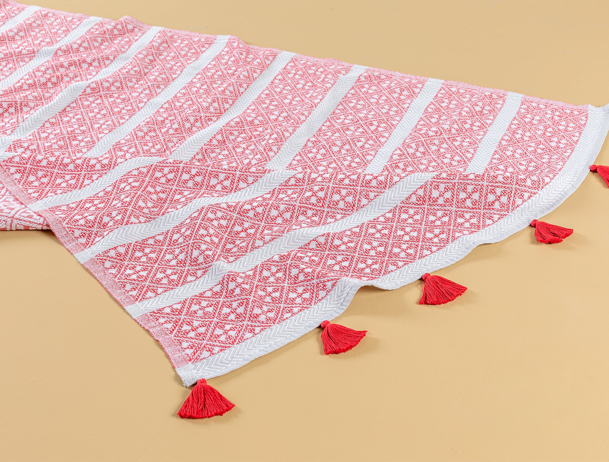 100% Cotton Jacquard Turkish Towel - Soft & Absorbent