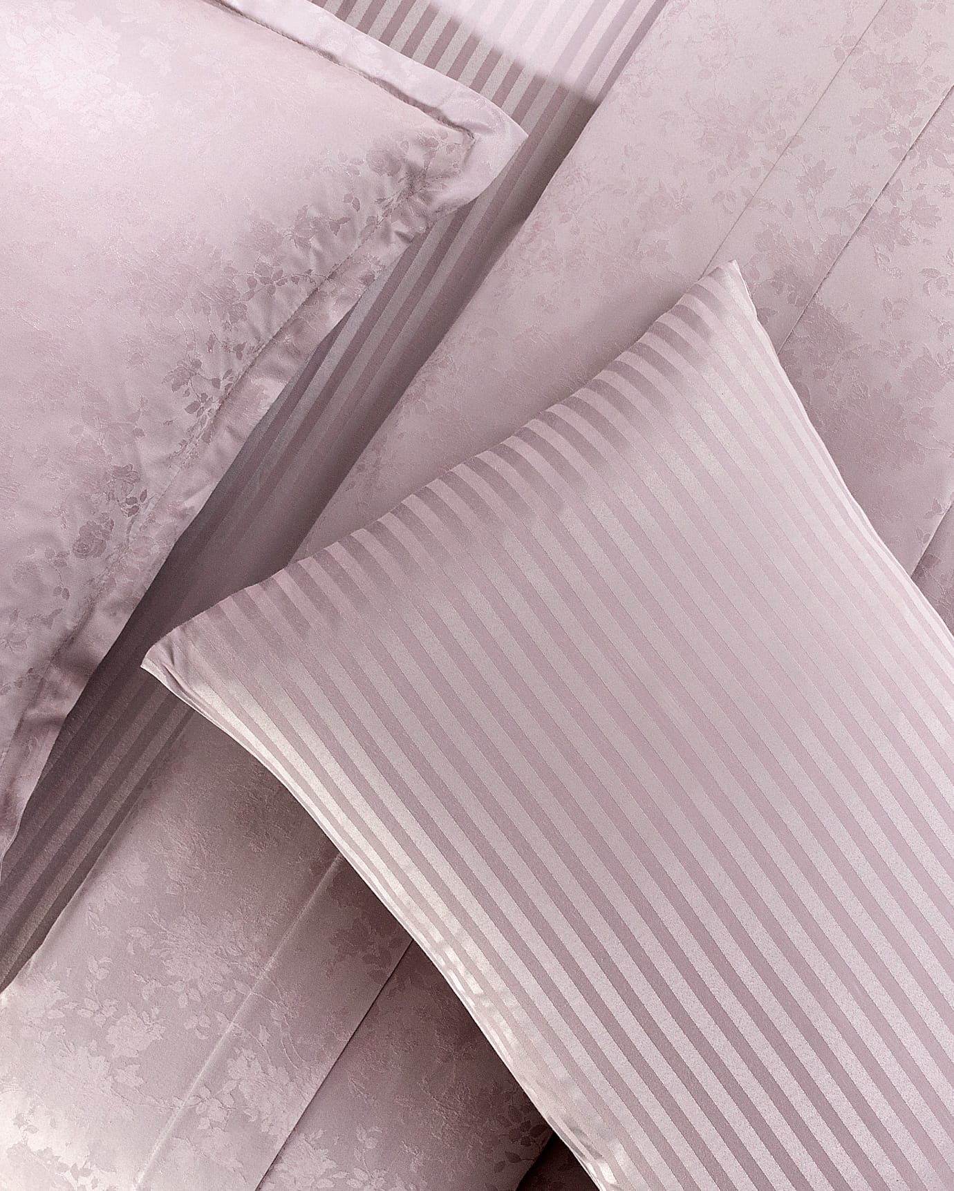 Baumwollmischung Jacquard-Satin Doppelbett-Bettwäscheset