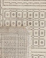 Soft Cream Area Rug for Living Room and Bedroom Decor