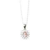 Premium Sterling Silver Zultanite Baguette Necklace