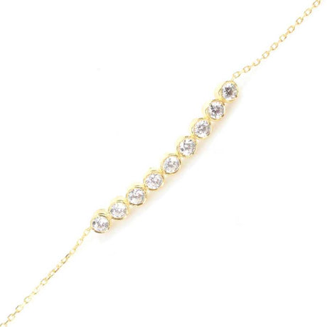 Premium 925 Sterling Silver 9 Row Zircon Tennis Bracelet