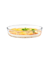 Small Oval Borosilicate Glass Baking Dish