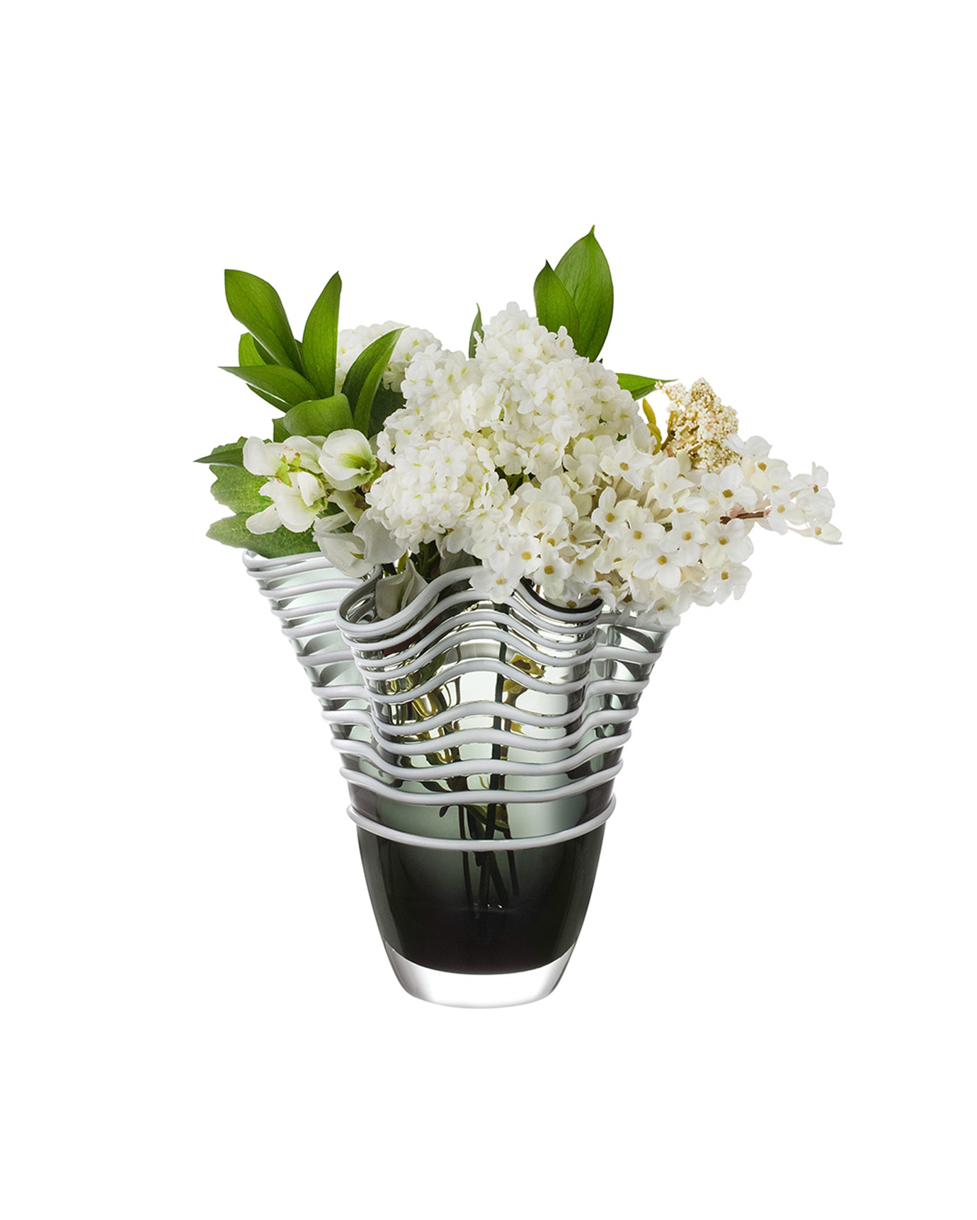 Artisanal Glass Vase - Honfleur Collection Handmade Decor
