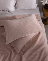 100% Polyester Double Bedspread Set - Powder Pink Elegance