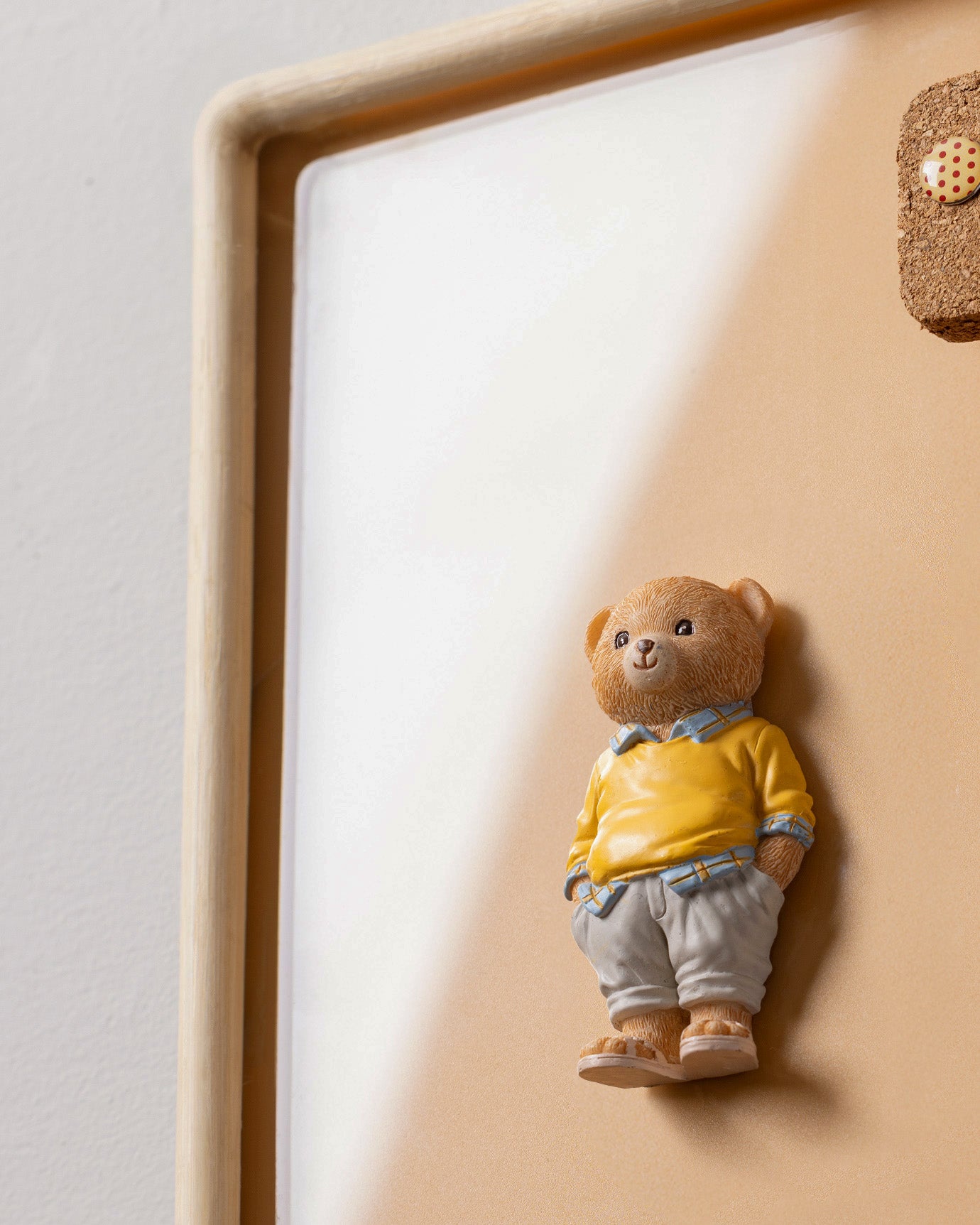 Resin Decorative Magnet - Playful Champ Bear Design