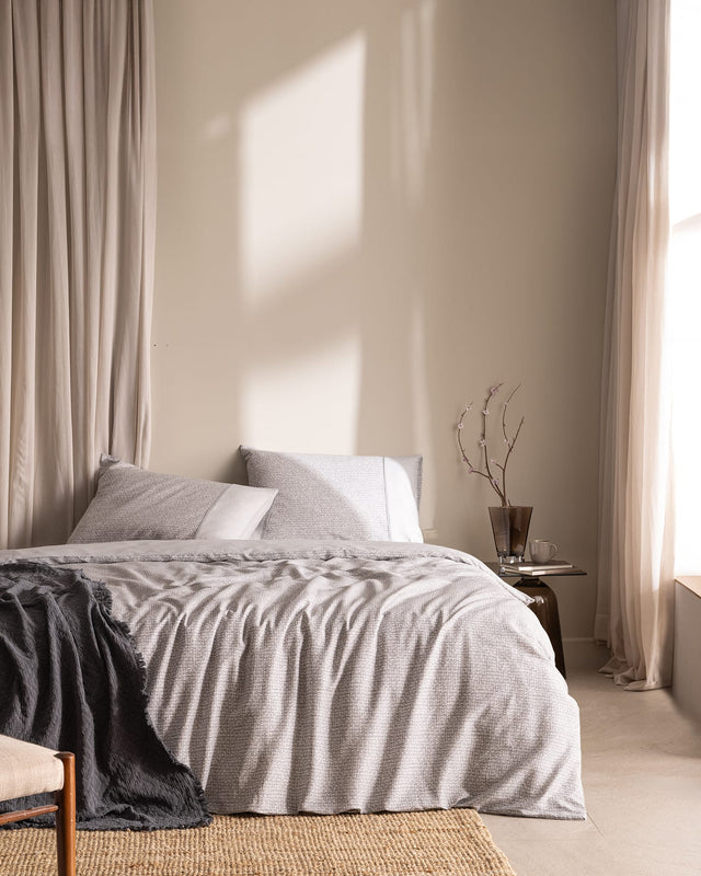 Soft 100% Cotton Single Duvet Cover Set - Coco Crepe Print