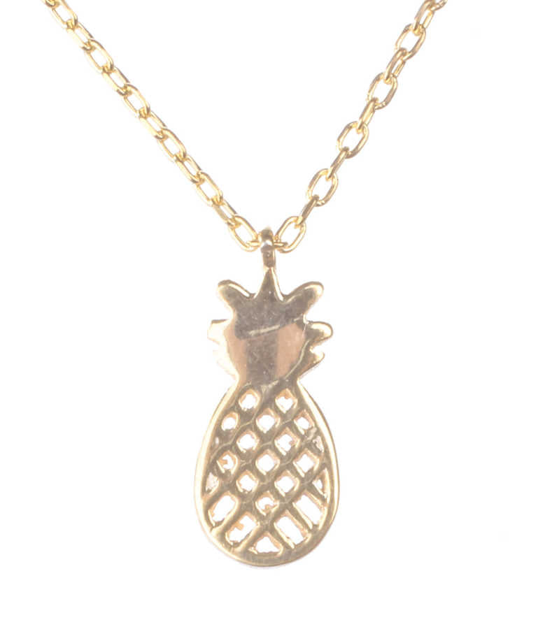 Premium Sterling Silver Pineapple Pendant Necklace