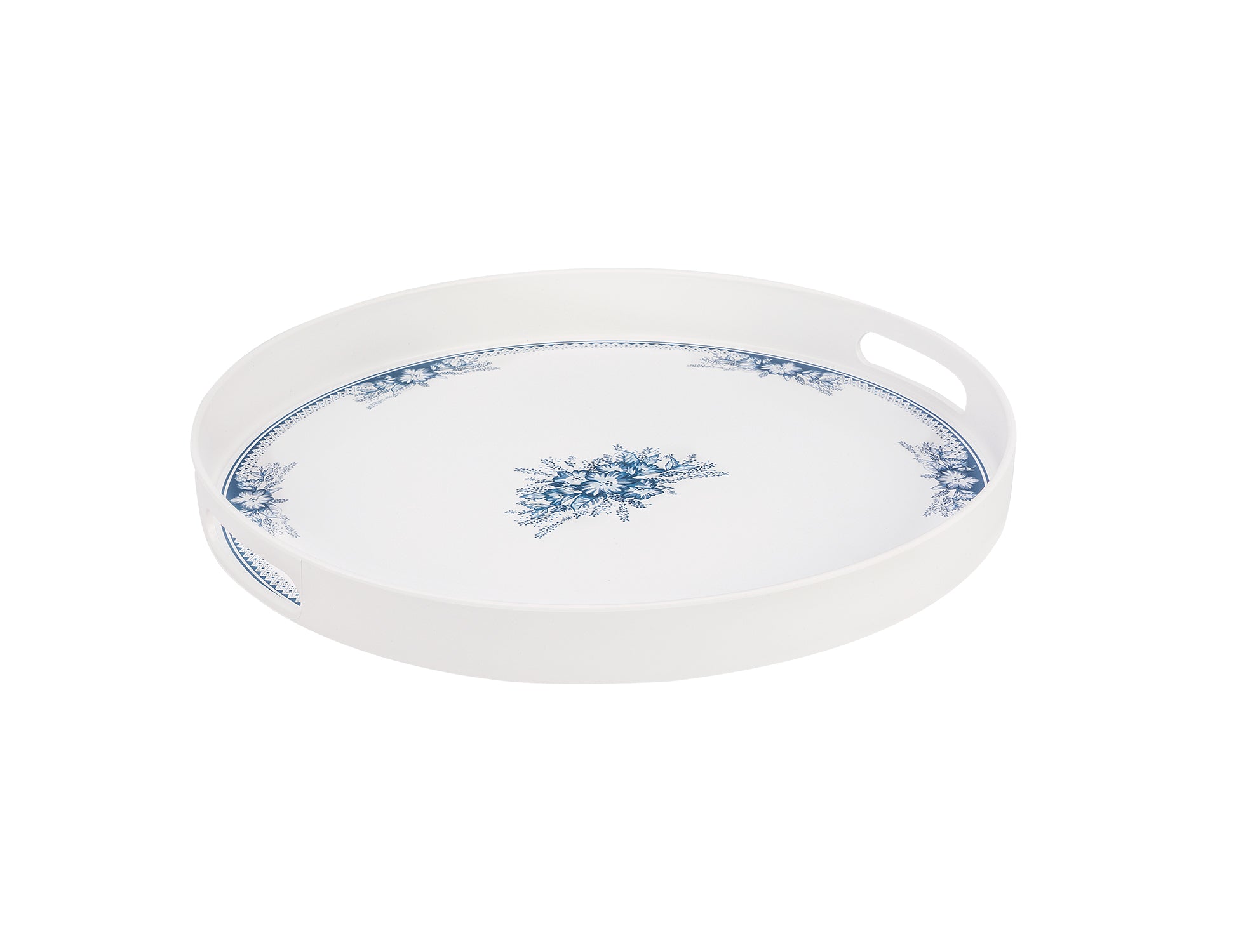 Elegant Round Serving Tray for Coffee Table & Home Decor