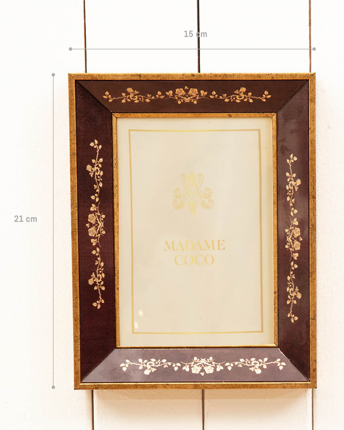 Elegant Esmeraude Decorative Photo Frame - Tabletop Home Decor