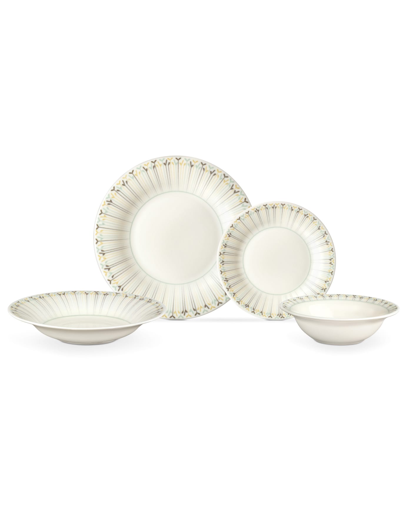 New Bone China Dinnerware Set - Alice Collection