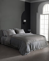 King Size Bamboo Sateen Duvet Cover Bedding Set - Ultra Soft & Luxurious