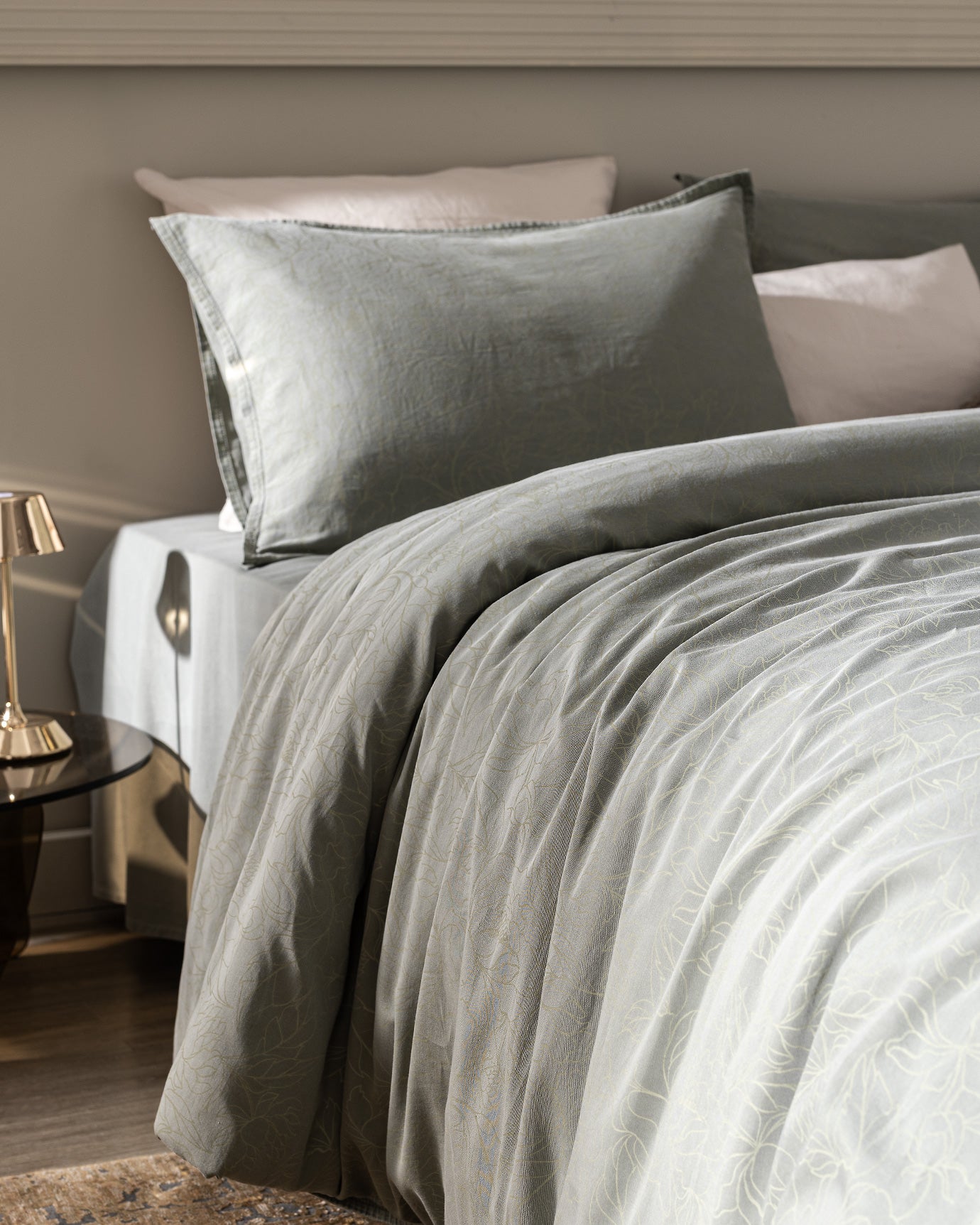 100% Cotton Printed Double Duvet Cover Set - Soft Bedding