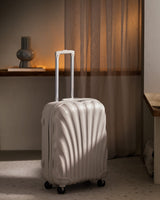 Medium Beige Hardside Suitcase - Durable Travel Luggage