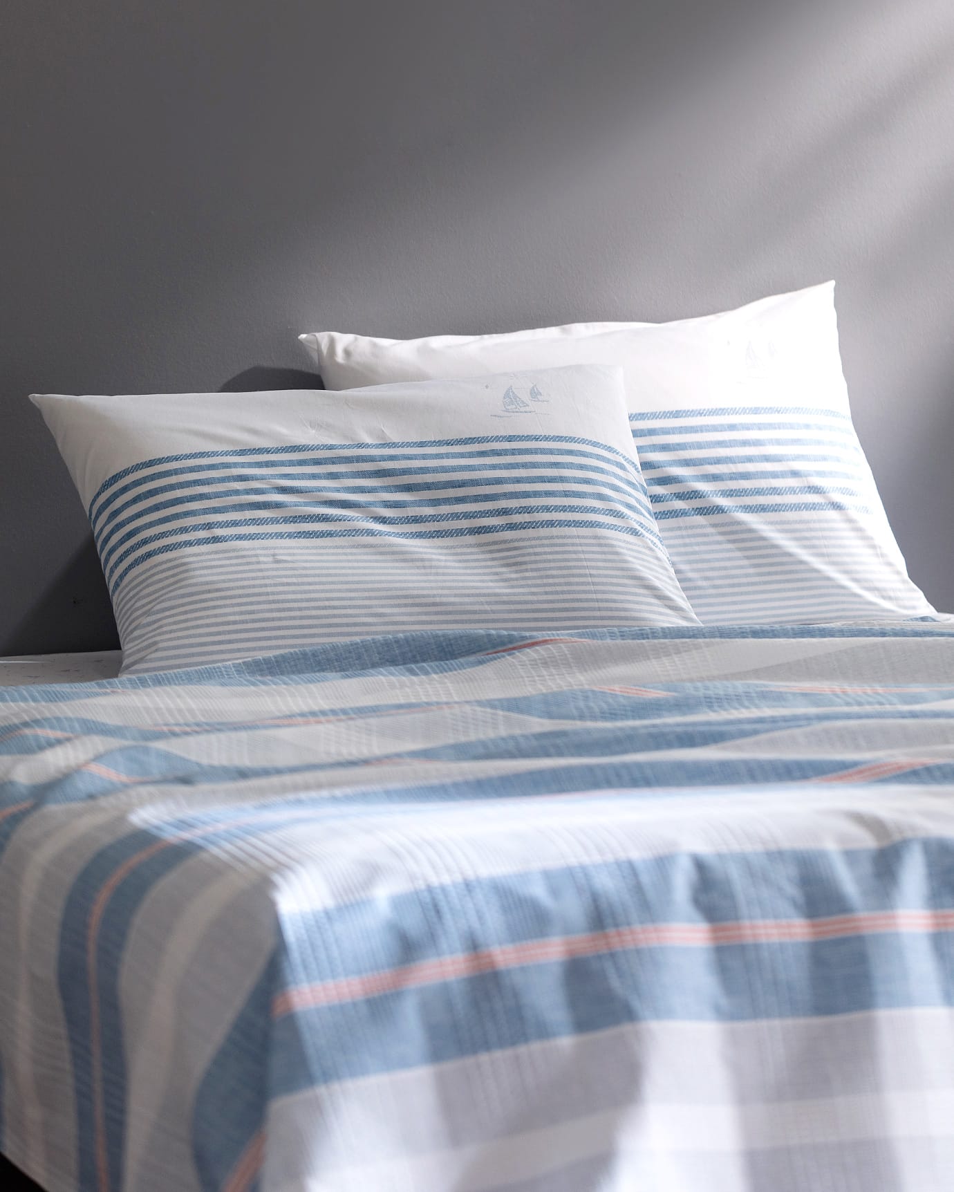 Single Bed Printed Cotton Pike Coverlet Set