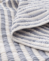 Quinquis Indigo Cotton Bedspread - Full/Queen Size