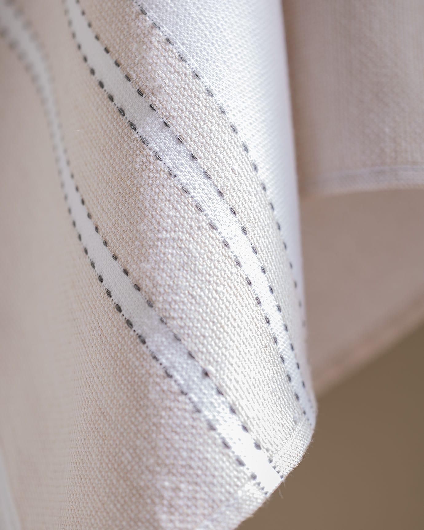 Premium 100% Cotton Face Towel - Ultra Soft & Absorbent - White & Beige
