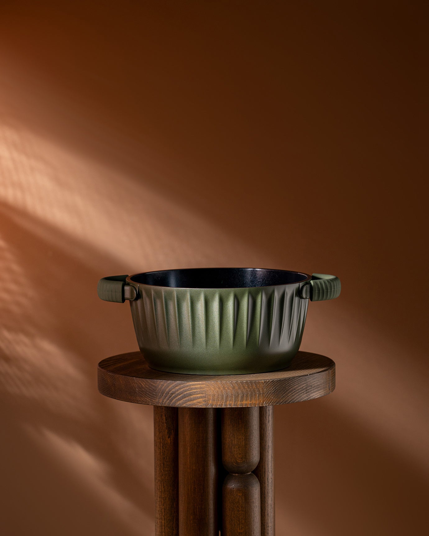 Freya 20 cm Green Cooking Pot - Kitchen Saucepan with Lid