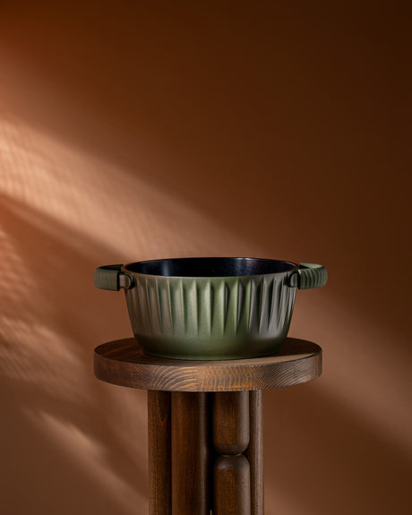 Freya 20 cm Green Cooking Pot - Kitchen Saucepan with Lid