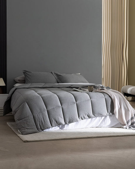 Meleni King Size Bedding Set, Soft Duvet Cover & Sheet Set