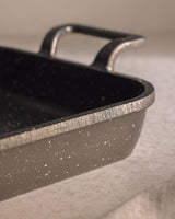 22cm Black Shallow Cooking Pot - Rona Kitchen Pan
