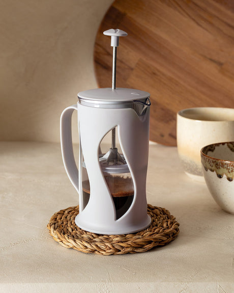 Soft Grey French Press Coffee Maker - 500ml Capacity