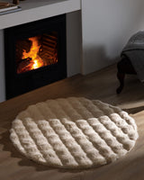 Charlot Post Beige 90 cm Polyester Accent Rug