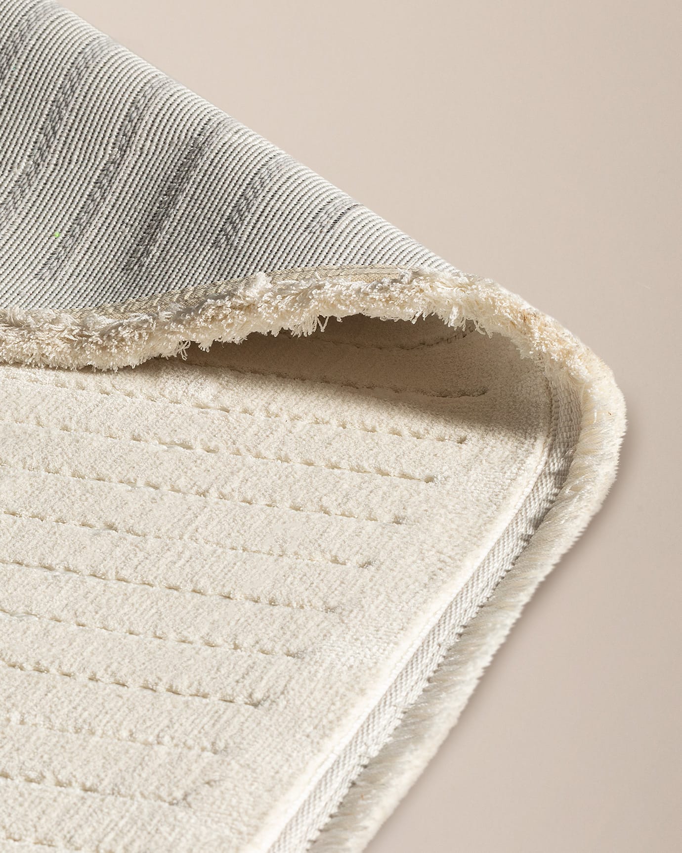 Petite Bone White Area Rug - Small Accent Mat for Cozy Spaces
