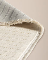 Petite Bone White Area Rug - Small Accent Mat for Cozy Spaces
