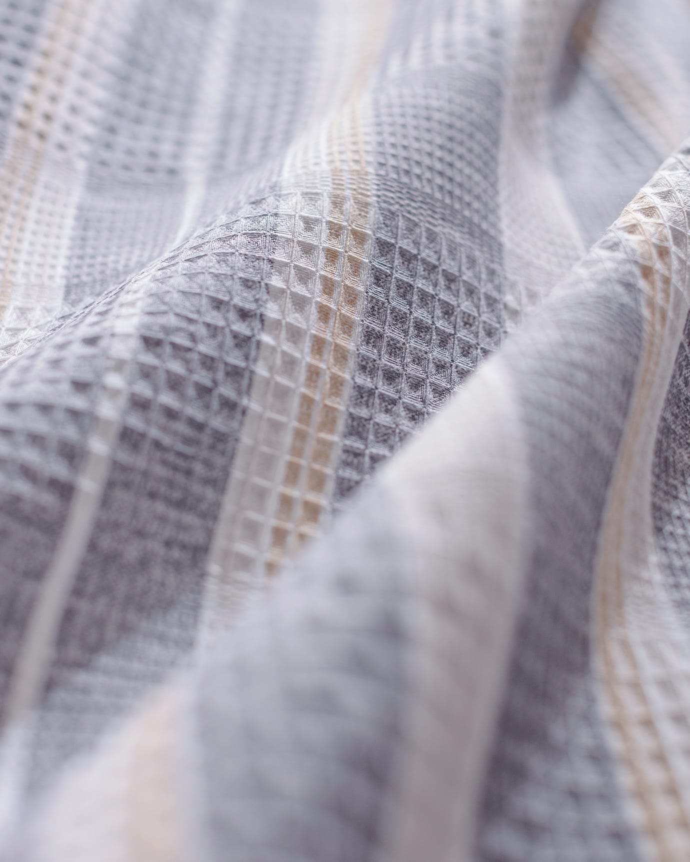 Double Cotton Lyocell Pike Set - Printed Grey/Beige