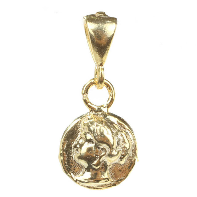 Wholesale 925 Sterling Silver Female Figure Medallion Pendant