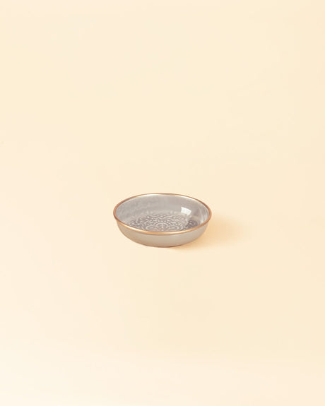 Grey Metal Decorative Plate - Small Square Tray