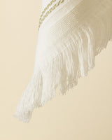 Serviette de visage 100 % coton - Serviette à main douce, absorbante et à séchage rapide, blanche et verte