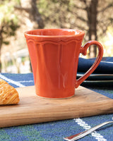 Ceramic Mug - Violet Collection, Terra Cotta Style