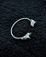 Sterling Silver Bracelet - Adjustable Rhinoceros Design