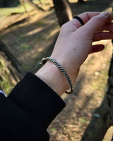 Sterling Silver Bracelet - Adjustable Rhinoceros Design