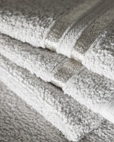 100% Cotton Plush Hand Towel Set - Maynor Border Design