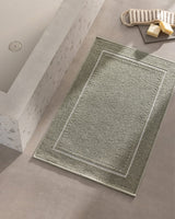 Premium Cotton Bath Mat for Bathroom – Soft & Absorbent Foot Towel – Khaki, 50x80 cm
