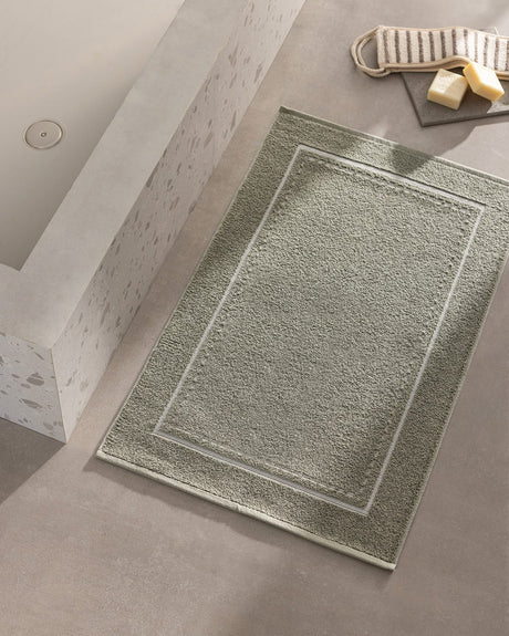 Premium Cotton Bath Mat for Bathroom – Soft & Absorbent Foot Towel – Khaki, 50x80 cm