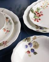 Fine Bone Porcelain 6-Person Dinnerware Set - Vibrant & Colorful