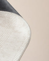 Polyester Area Rug - Soft Ecru Weave