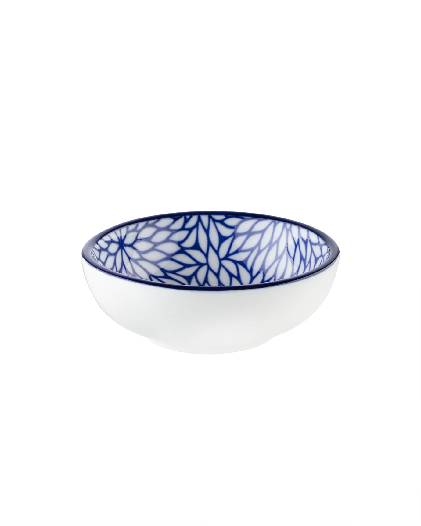 New Bone China Mini Plate - Elegant Blue Appetizer & Dessert Dish