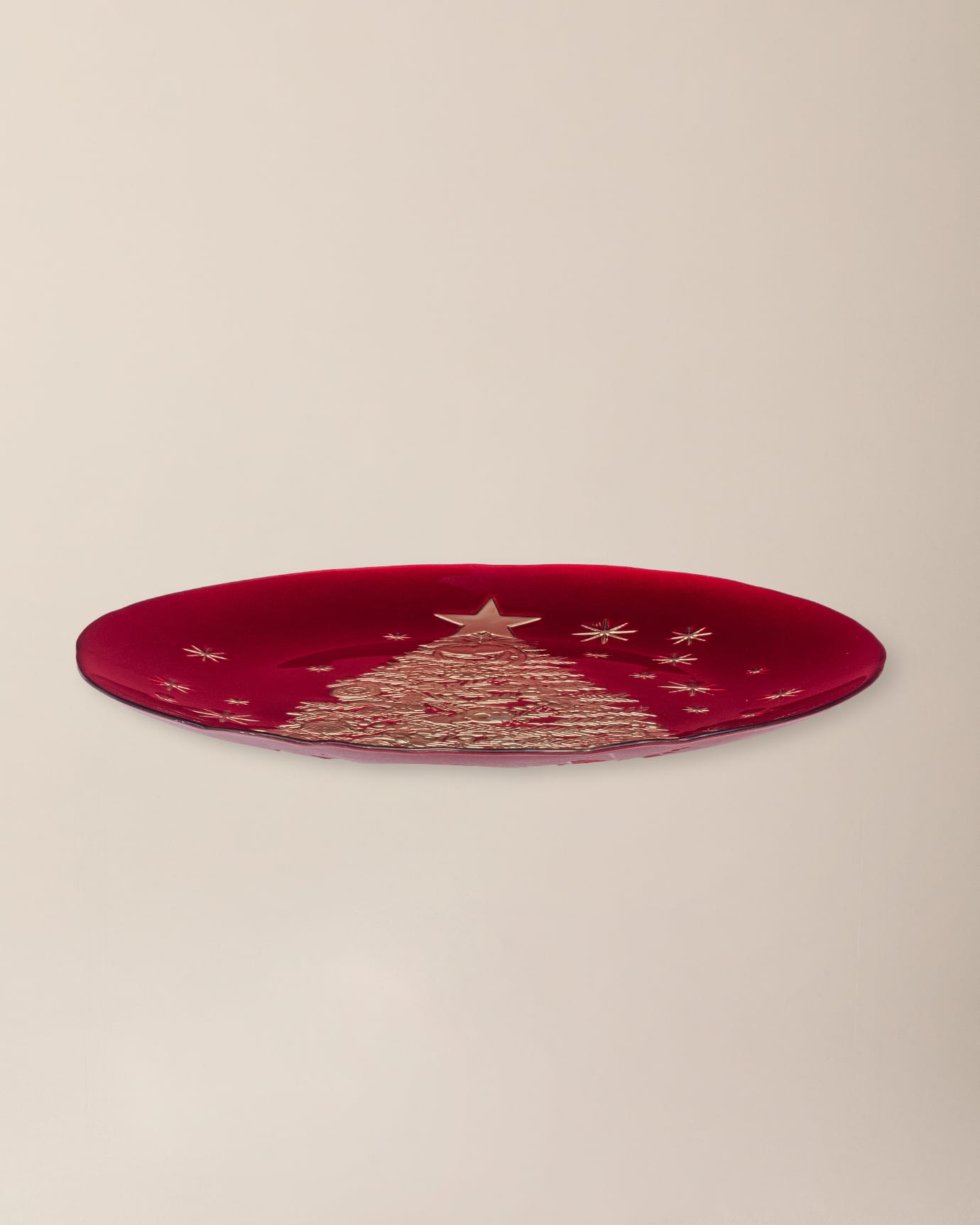 Premium Glass Serving Plate - Manarola Collection