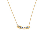 Elegant Sterling Silver Aurora Pendant Necklace with Zircon