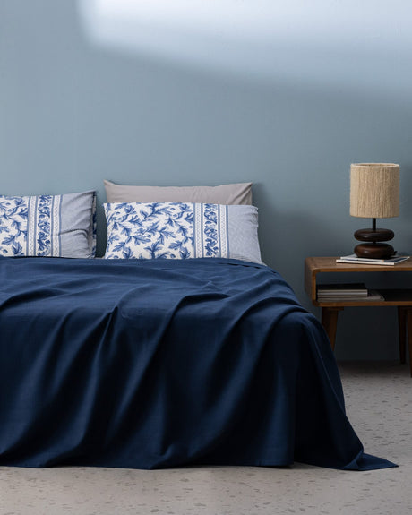 Twin Size Cotton Pique Bedding Set - Soft, Breathable & Lightweight