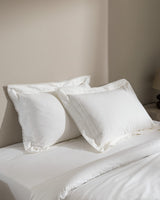 Kaviera Embroidered 100% Cotton Double Size Duvet Cover Bedding Set