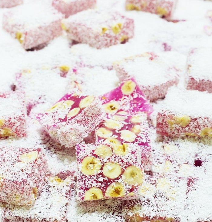 Delizia Turca Professionale alla Rosa e Nocciola