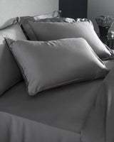 King Size Bamboo Sateen Duvet Cover Bedding Set - Ultra Soft & Luxurious