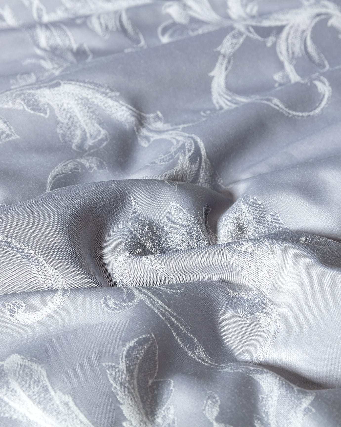Premium Cotton Blend King Size Duvet Cover Set - Jacquard Satin