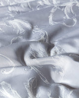 Premium Cotton Blend King Size Duvet Cover Set - Jacquard Satin